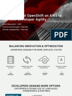 Using Red Hat Openshift On Aws To Increase Developer Agility