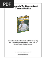Download 30 Seconds to Guaranteed Tennis Profit by Valentin Paveliuc SN56589329 doc pdf