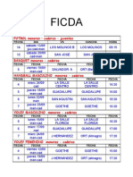 Fixture Al 9 de Set