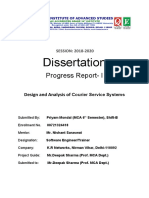 Dissertation: Progress Report-I