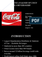 Operations Analysis of Coco Cola Beveragers