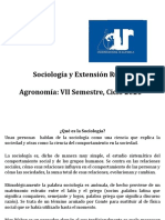 Sociología y Extensión Rural