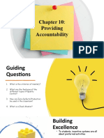 chapter 10- providing accountability