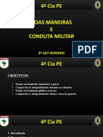 Boas Maneiras e Conduta Militar