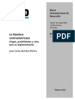 La Hipoteca Centroamericana Origen Posibilidades y Retos para Su Implementación