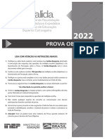 Caderno Prova Objetiva