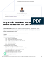 Copywriting - Gatilhos Mentais