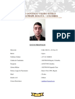 CV David Santiago Valero Sotelo MV auxiliar veterinario