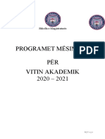 Programet Mesimore Per Vitin Akademik 2020 2021 Viti I Pare I Formimit Fillestar B4b9a5c41b