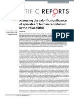 Assessing The Calorific Significance of Episodes of Cannibalism in Paleolithic
