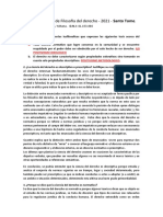 Examen parcial de Filosofia del derecho - Positivismo e iuspositivismo