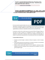 2.4 Plan de Seguridad y Salud en Obra