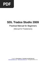 Practical Manual For SDL Trados Studio 2009 - Sample