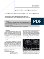 Ultrasonographic Diagnosis of Median Arcuate Ligament Syndrome: A Report of Two Cases