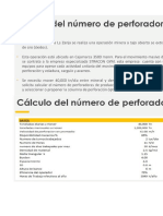 Calculo Nro de Perforadoras