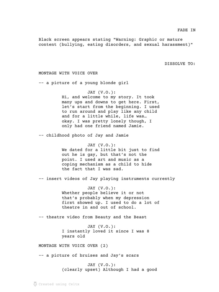 Script Capstone Script Hope | PDF