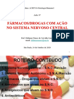 Fármacos e Drogas C Ação No Sistema Nervoso Central 14-10-20