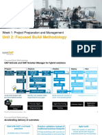 Unit 2: Focused Build Methodology: Week 1: Project Preparation and Management