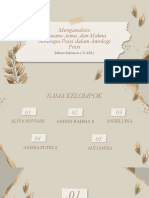 Bahasa Indonesia - Kelompok 1 - Menganalisis Suasana, Tema, Dan Makna Beberapa Puisi Dalam Antologi Puisi