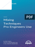Mixing Vocals: Mixing Techniques Pro Engineers Use