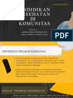 Pendidikan Kesehatan Di Komunitas