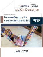 Enseñanza lectura evaluación