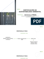 Certificación DE SUSTENTABILIDAD AMBIENTAL