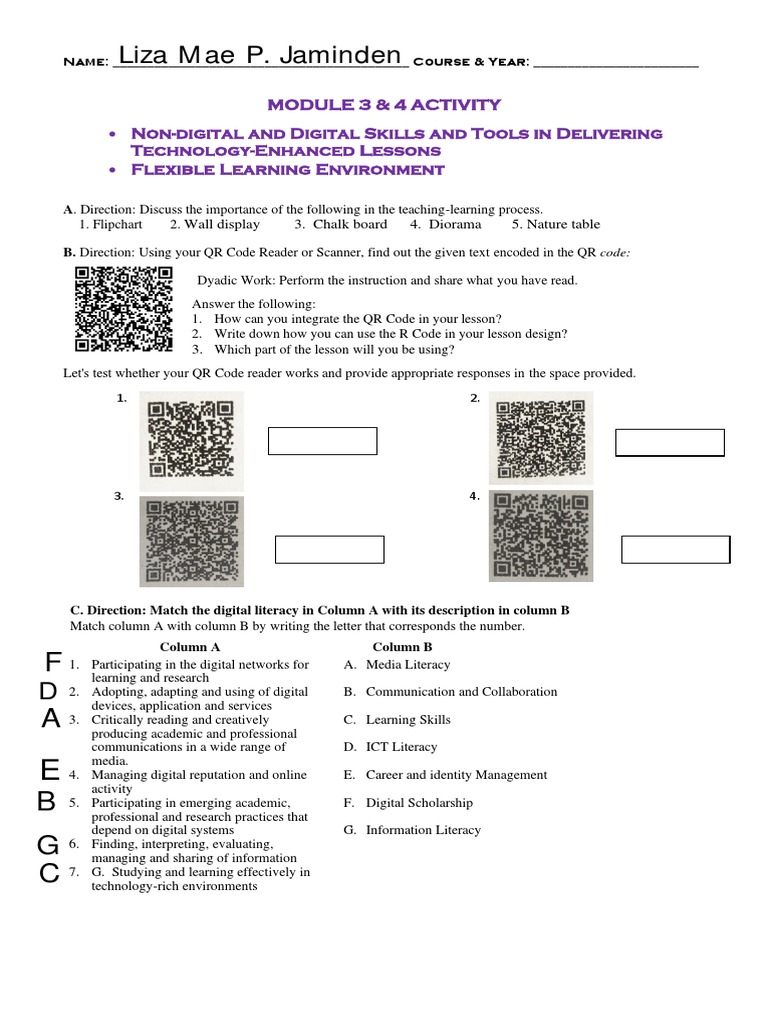 Module 34 Worksheet | PDF