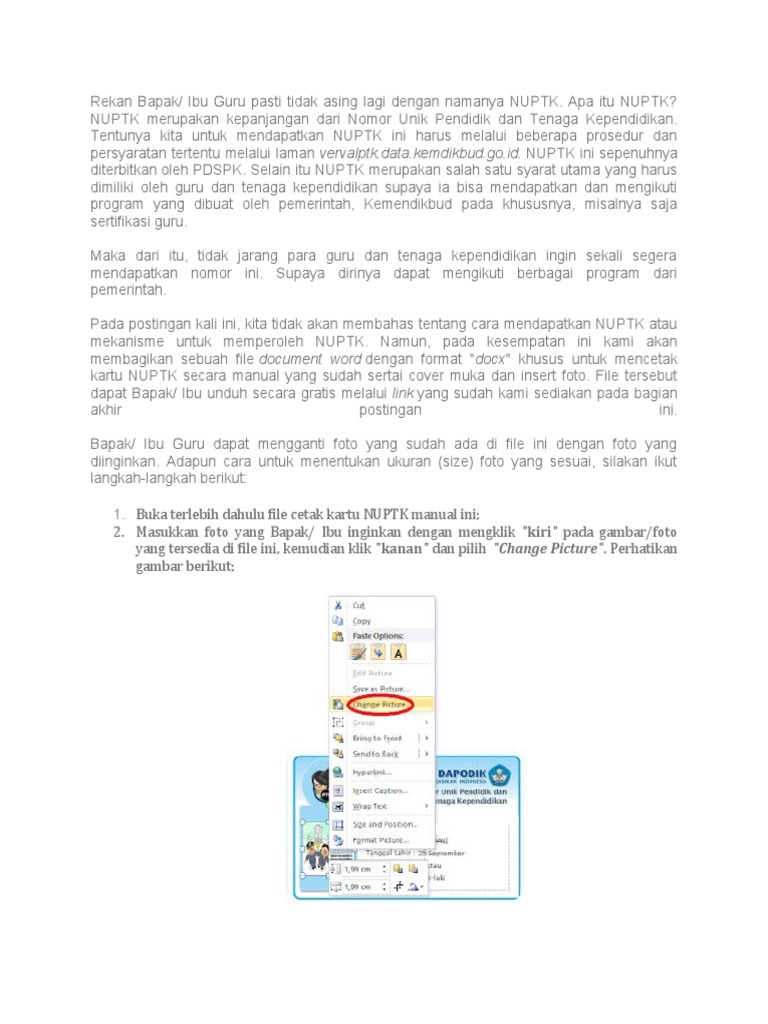 Cara Cetak Nuptk Pdf