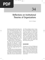 Download John W Meyer 2008 Reflections on Institutional Theories of Organizations by Konstantin Kokarev SN56594455 doc pdf