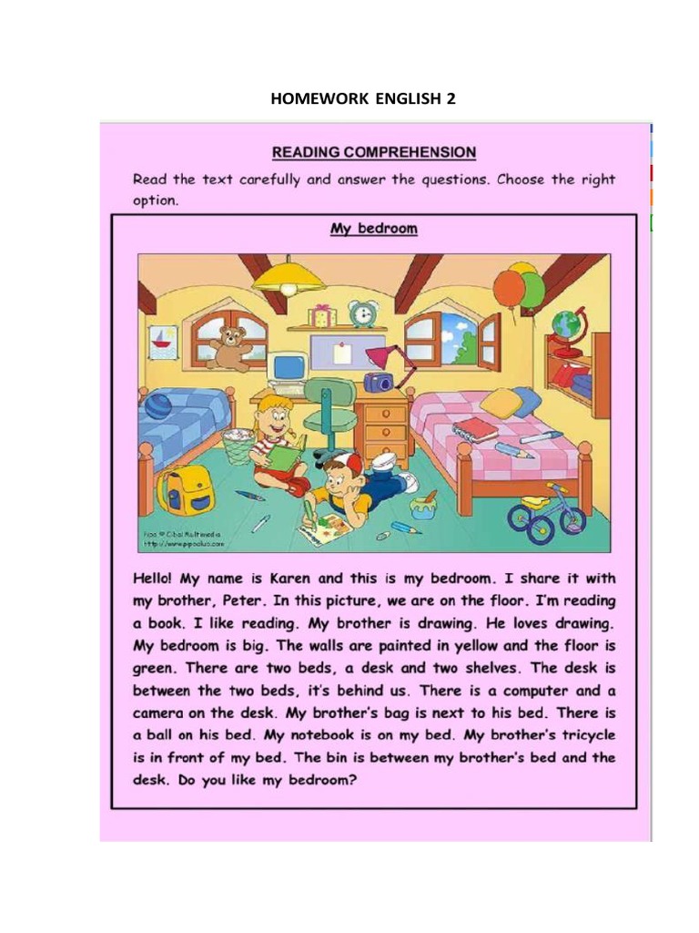 Homework English 2 Unit 2 | PDF