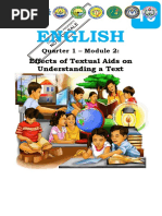 English: Effects of Textual Aids On Understanding A Text