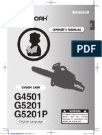 G4501 G5201 G5201P: Owner'S Manual