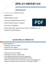 KETRAMPILAN OBSERVASI