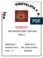 Antacids Investigatory Project of Class 12