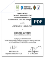 Certificate of Participation: Rheajane P. Rioflorido