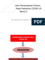 Managemen Penempatan Pasien Mengacu Pada Pedoman COVID-19 Revisi