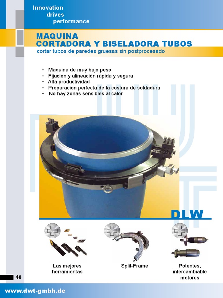 Maquina Corte y Biselado - Es | PDF | Motores | Construcción