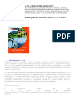 Qué Es La Legislación Ambiental