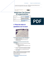 [Notes de Cours MOOC GdP] L’Essentiel de l'Organisation Des Projets [Site Web]