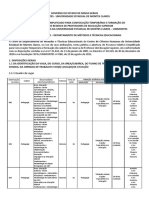 Edital 001 para o Processo Seletivo para Convocacao e Casdastro Reserva DMTE 2022