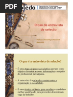 98-Dicas de entrevista de seleção - Sônia Regina Nozabielli