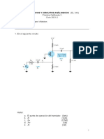 Práctica Calificada 3 Ciclo 2021-2: Dispositivos Y Circuitos Análogicos (El 246)