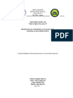 Felix Amante Senior High School Business Plan Documentation