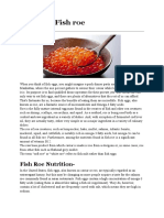 Everything about Fish Roe