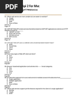 WebAPI MVC All MCQ