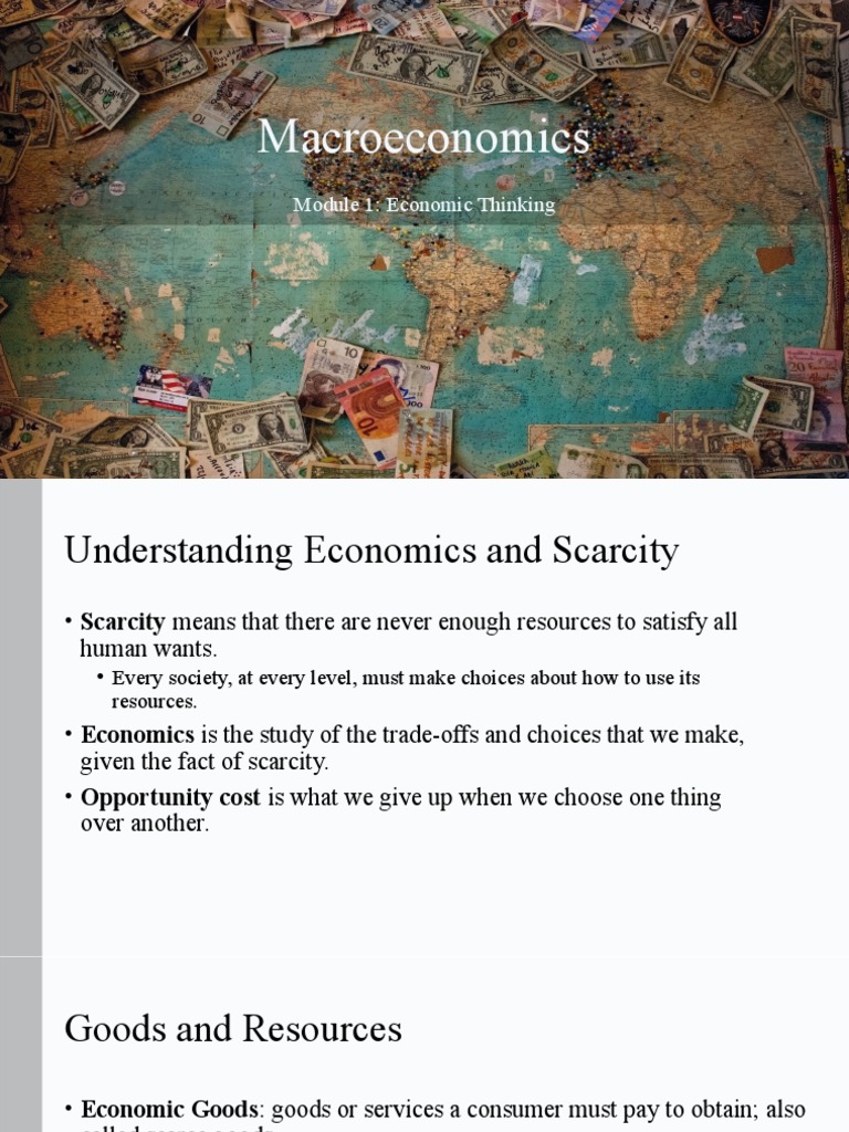 Module 01 Microeconomics Vs Macroeconomics Pdf