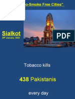 "Tobacco-Smoke Free Cities": Sialkot