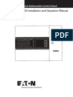 DF6000 Installation and Operation Manual: Intelligent Addressable Control Panel