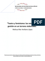 Arellano - Teatro y Feminismo Los Retos 2020